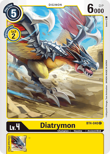 BT04-040 C Diatrymon