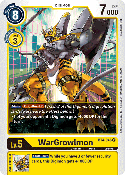 BT04-046 R WarGrowlmon