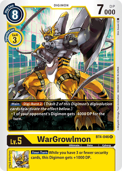 BT04-046 R WarGrowlmon