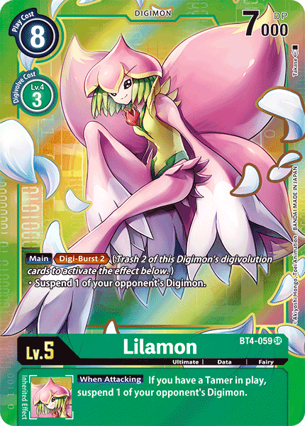 BT04-059 SR Lilamon (Alternate Art)