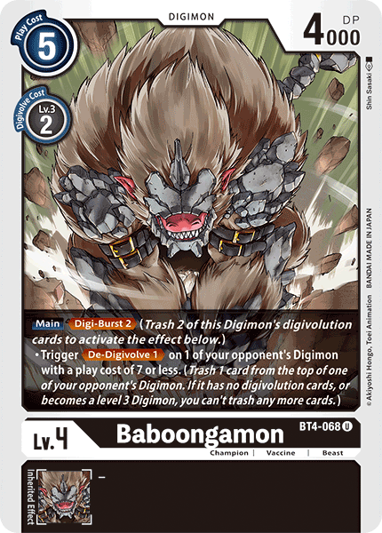 BT04-068 U Baboongamon