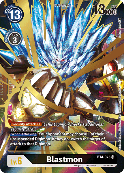 BT04-075 SR Blastmon (Alternate Art)