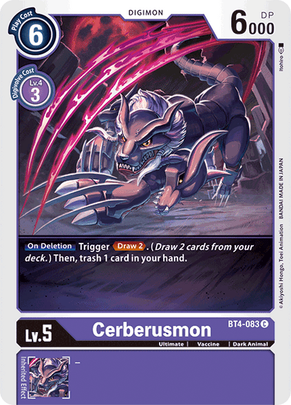 BT04-083 C Cerberusmon