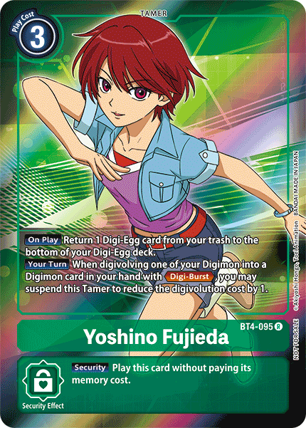 BT04-095 R Yoshino Fujieda (Box Topper)