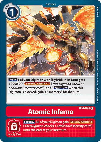 BT4-098 C Atomic Inferno