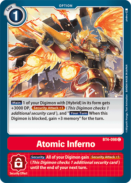 BT04-098 C Atomic Inferno