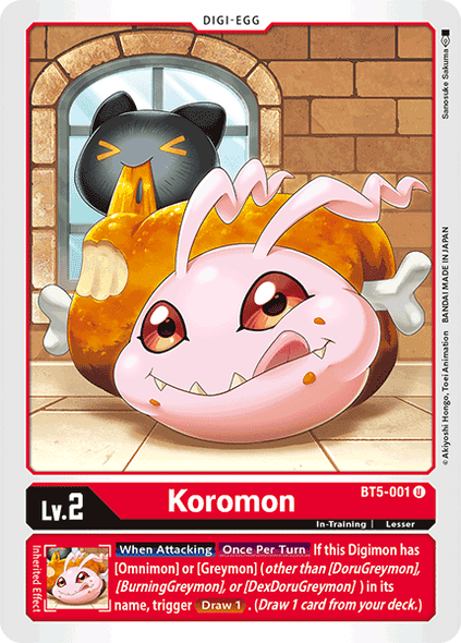 BT05-001 U, Koromon