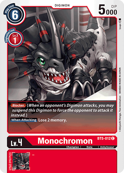 BT05-012 C, Monochromon
