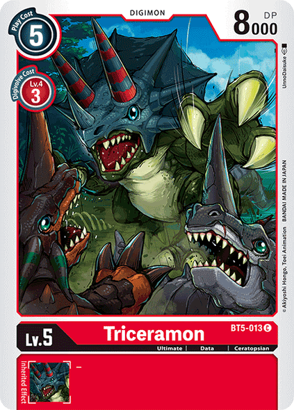 BT05-013 C, Triceramon