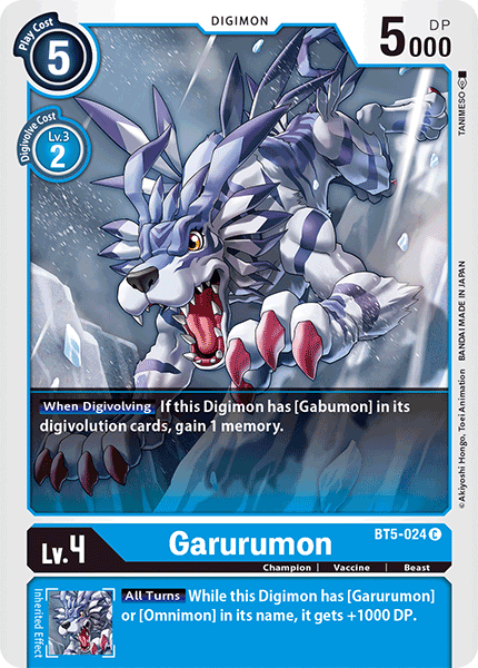 BT05-024 C, Garurumon