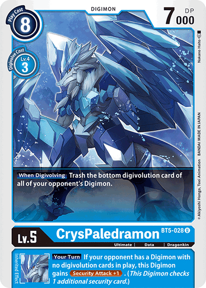 BT05-028 U, CrysPaledramon