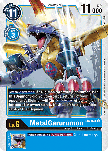 BT05-031 R, MetalGarurumon - BT5-031