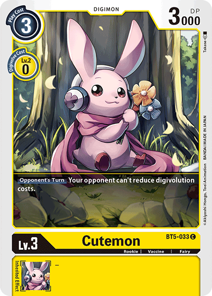 BT05-033 C, Cutemon