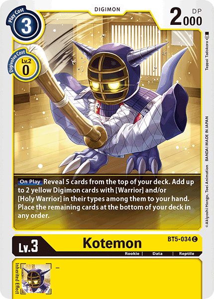 BT05-034 C, Kotemon