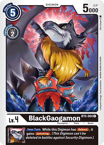 BT05-064 C, BlackGaogamon