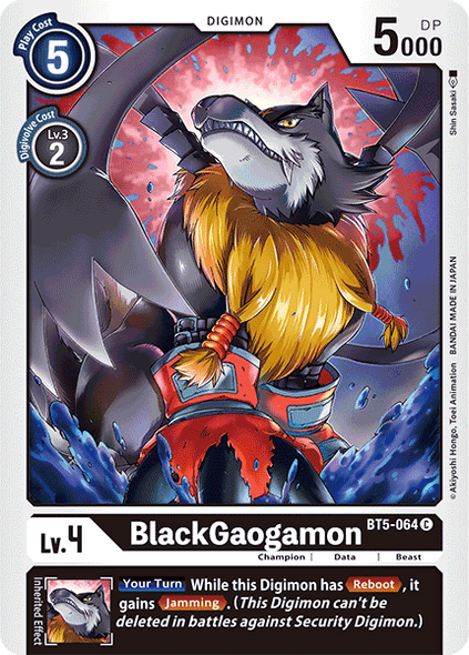 BT05-064 C, BlackGaogamon