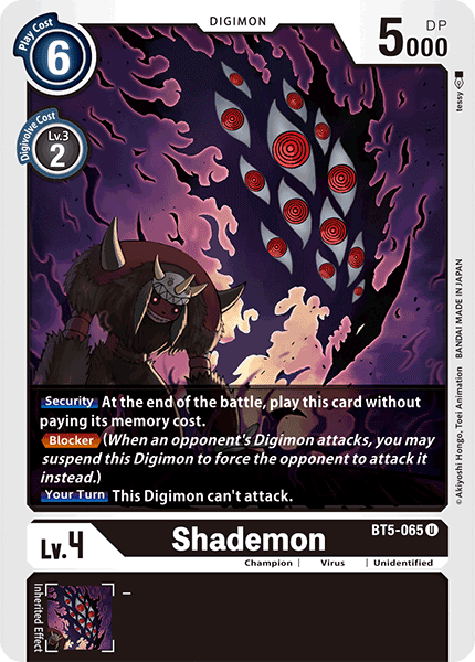 BT05-065 U, Shademon