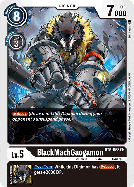 BT05-068 C, BlackMachGaogamon