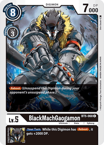 BT05-068 C, BlackMachGaogamon