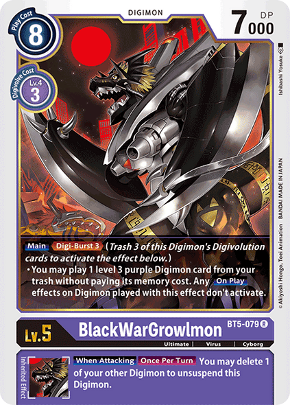 BT05-079 R, BlackWarGrowlmon