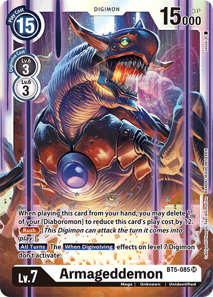 BT05-085 SR, Armageddemon