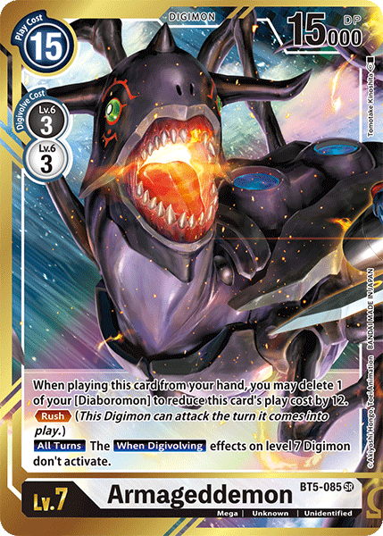 BT05-085 SR, Armageddemon (Alternate Art)