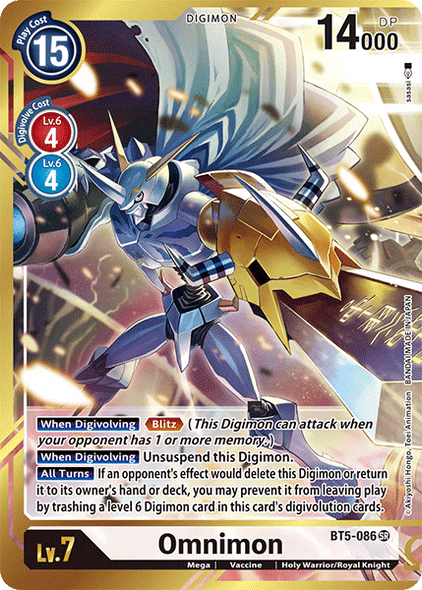 BT05-086 SR, Omnimon (Alternate Art - Sasasi)