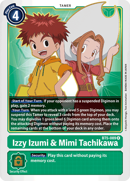 BT5-089 R, Izzy Izumi & Mimi Tachikawa