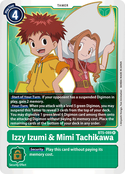 BT05-089 R, Izzy Izumi & Mimi Tachikawa