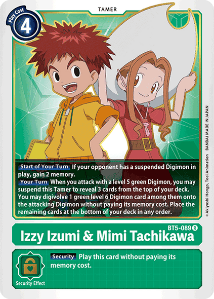 BT05-089 R, Izzy Izumi & Mimi Tachikawa