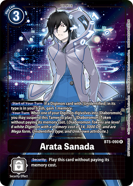 BT05-090 R, Arata Sanada (Box Topper)
