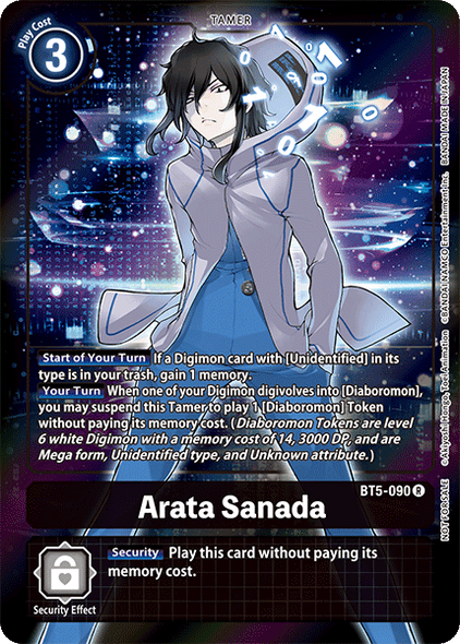 BT05-090 R, Arata Sanada (Box Topper)