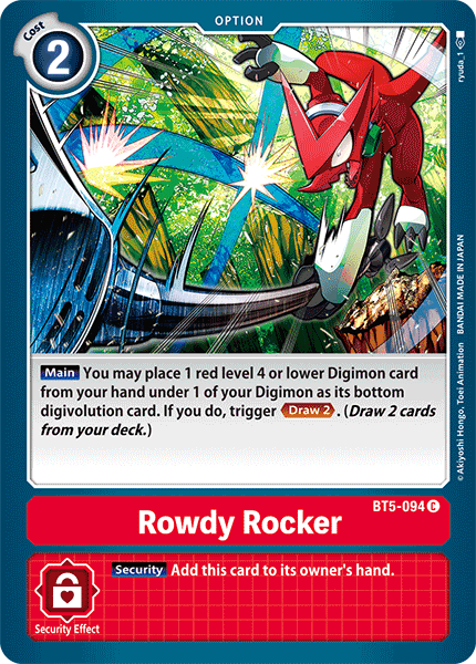 BT05-094 C, Rowdy Rocker