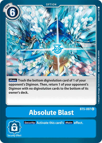 BT5-097 U, Absolute Blast