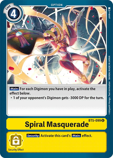 BT05-099 U, Spiral Masquerade
