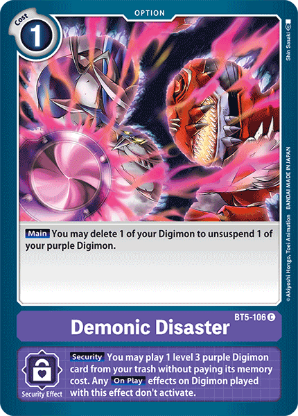 BT05-106 C, Demonic Disaster