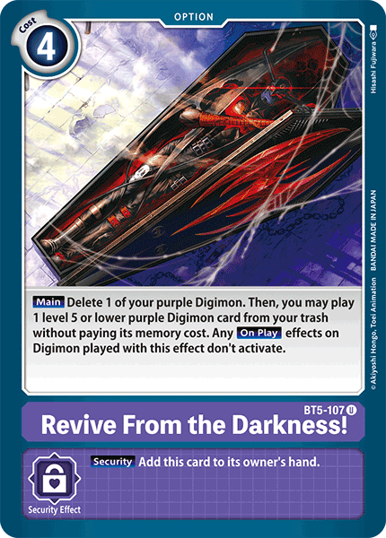 BT05-107 U, Revive From the Darkness!