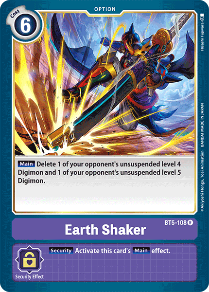 BT05-108 R, Earth Shaker