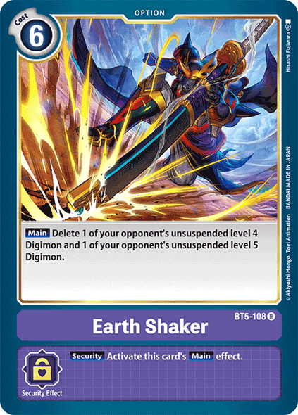 BT05-108 R, Earth Shaker