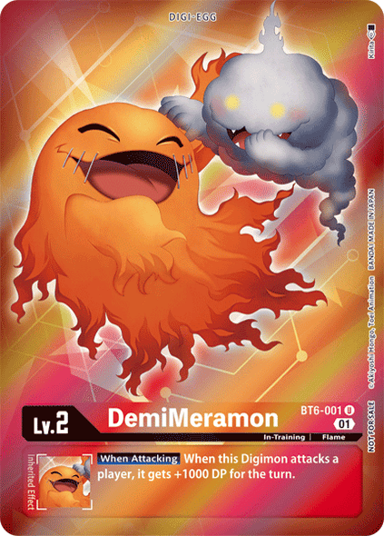 BT06-001 U, DemiMeramon (Box Topper)