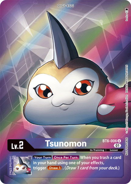 BT06-006 U, Tsunomon (Box Topper)