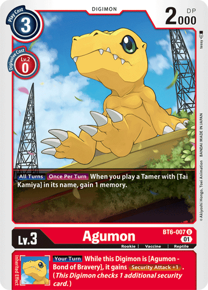 BT06-007 U, Agumon