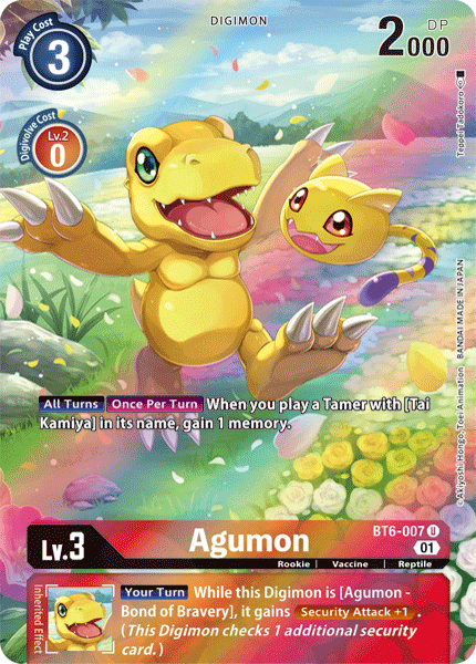 BT06-007 U, Agumon (Alternate Art)