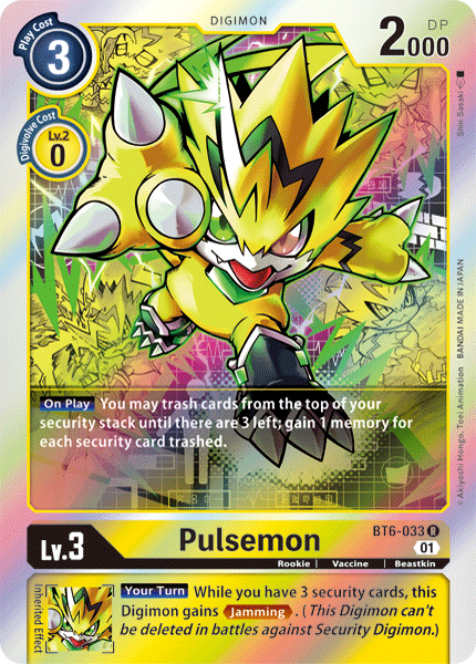 BT06-033 R, Pulsemon