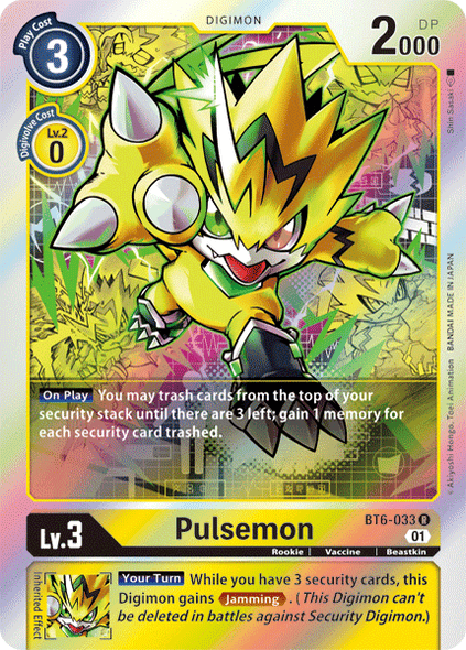 BT06-033 R, Pulsemon