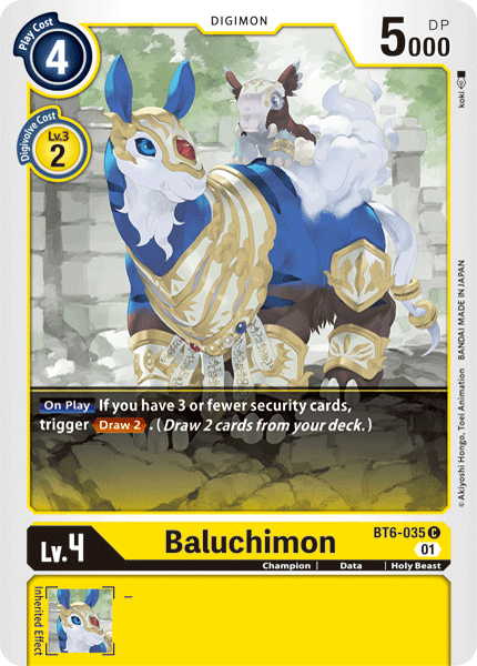 BT6-035 C, Baluchimon