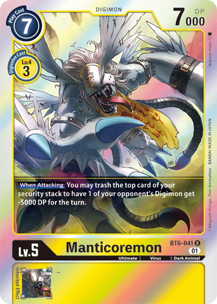 BT06-041 R, Manticoremon
