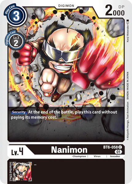 BT6-058 C, Nanimon