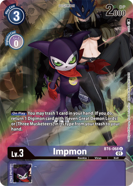 BT06-068 U, Impmon (Alternate Art)