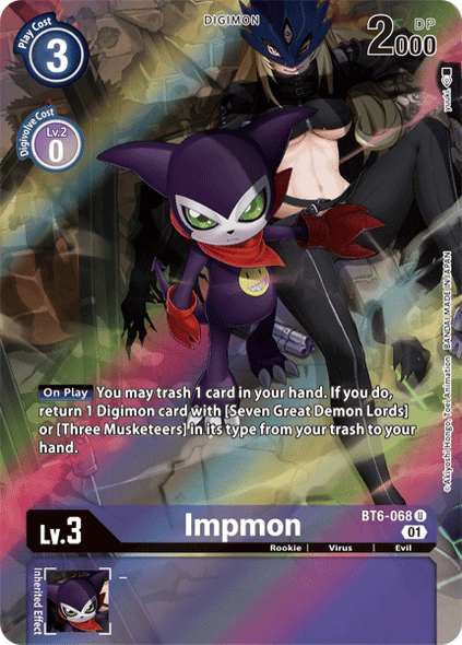 BT06-068 U, Impmon (Alternate Art)